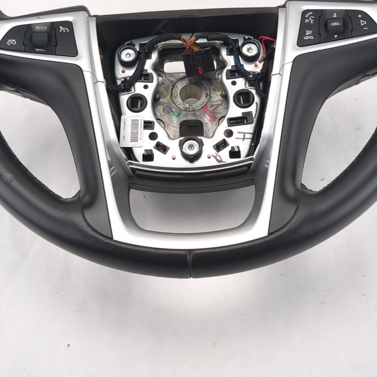 2010 2011 Chevrolet Equinox Steering Wheel Black Leather Multi Function Controls