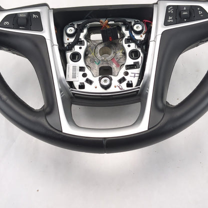 2010 2011 Chevrolet Equinox Steering Wheel Black Leather Multi Function Controls