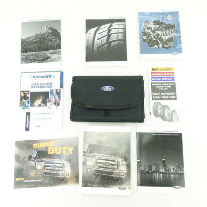 2013 Ford F-250 F-350 Super Duty Owner's Manual Guide Books Set Packet