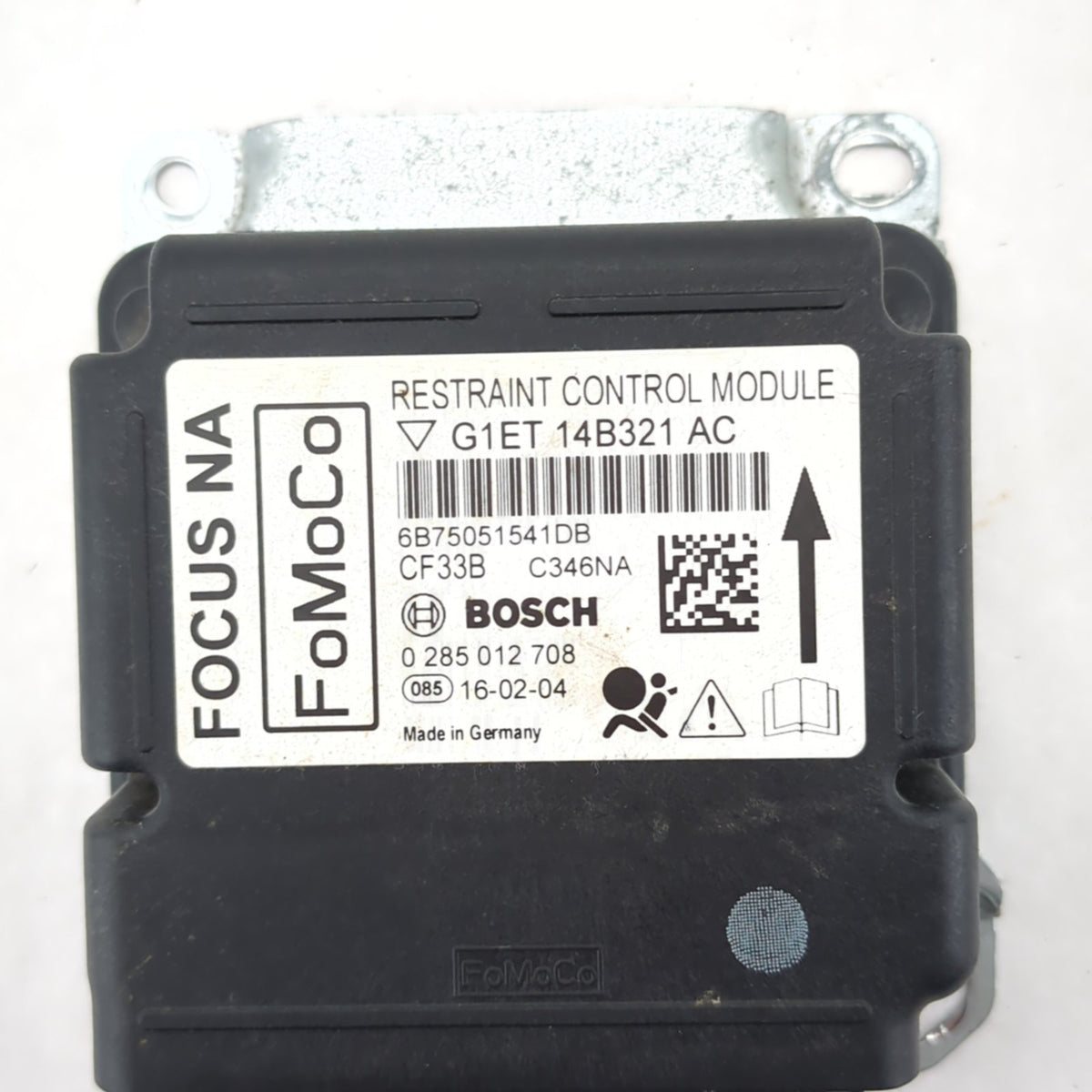 2016 2017 2018 Ford Focus Airbag Module SRS Control Unit