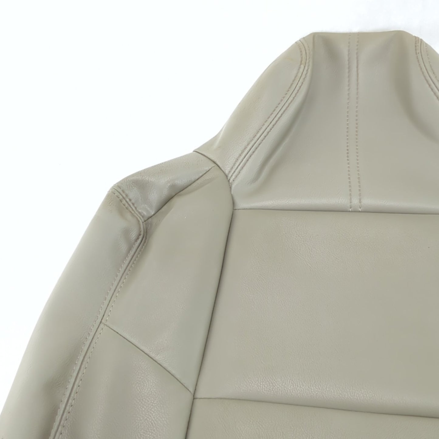 Damage 2008 2009 2010 Ford F250 F350 Seat Upper Skin Cover Leather Gray Left