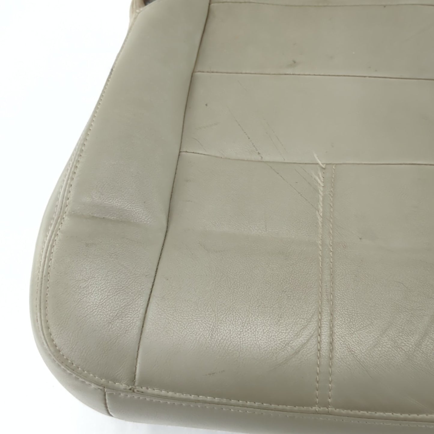 2008 2009 2010 Ford F250 F350 Left Driver Seat Bottom Cushion Leather Gray