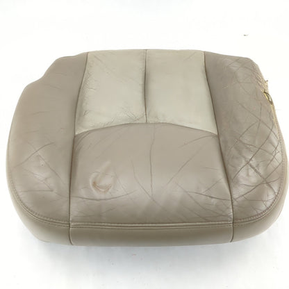 Damage 2004 2005 06 Yukon Suburban Left Driver Seat Bottom Cushion Leather Tan