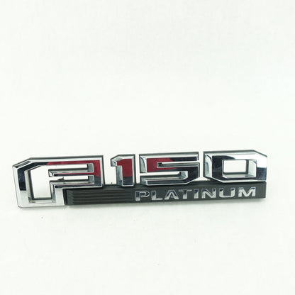 2015 2016 2017 2018 Ford F150 Platinum Fender Emblem Badge Ornament Decal Logo