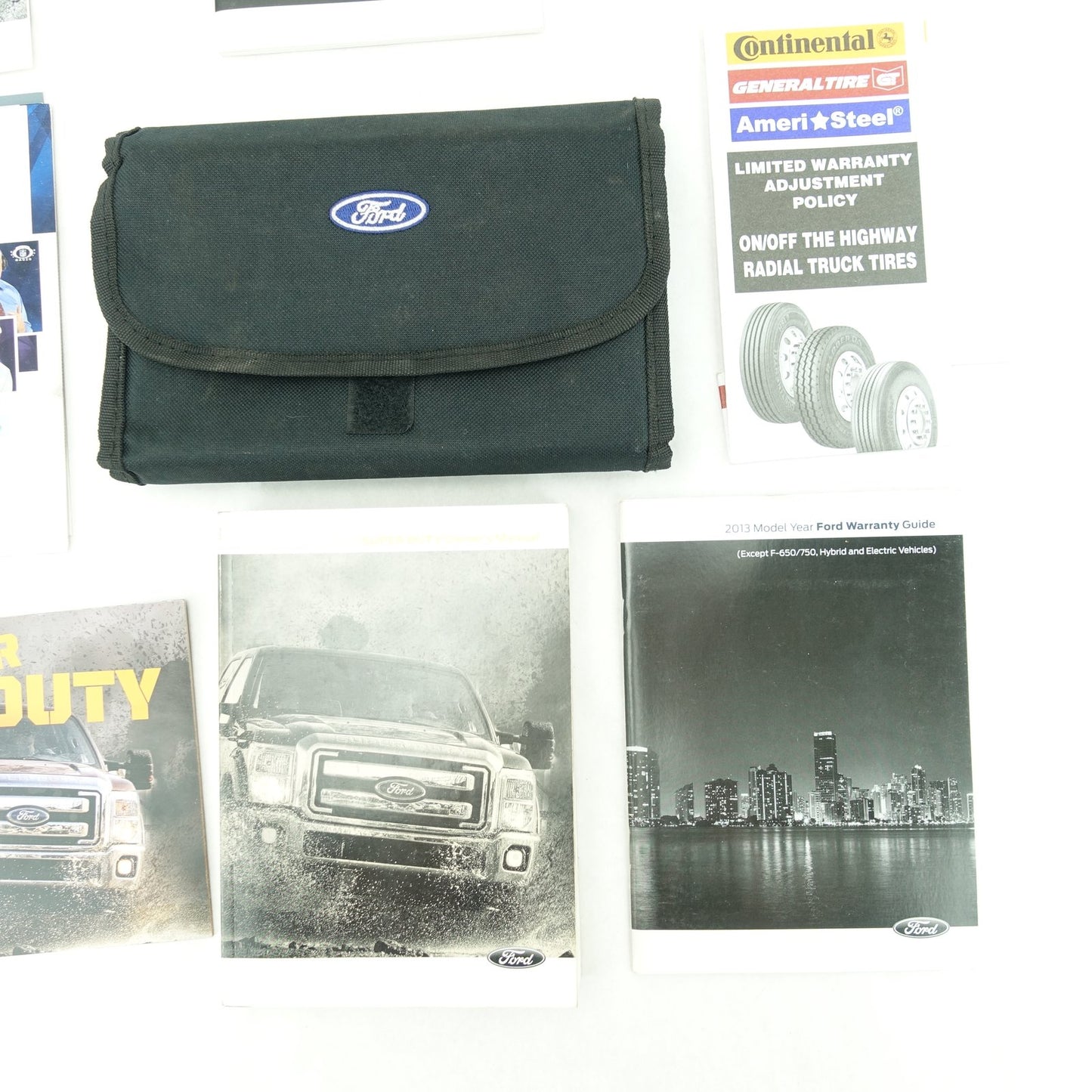 2013 Ford F-250 F-350 Super Duty Owner's Manual Guide Books Set Packet