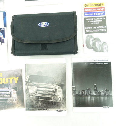 2013 Ford F-250 F-350 Super Duty Owner's Manual Guide Books Set Packet