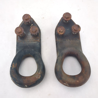 1999 2000 2001 2002 2003 2004 Ford F250 F350 Tow Hook Hooks Left Right Front Set