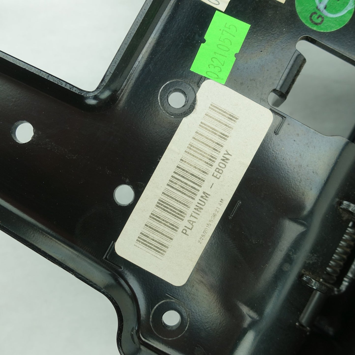 2015 2016 2017 Ford F150 Center Console Lid Armrest Cover Black Leather Platinum
