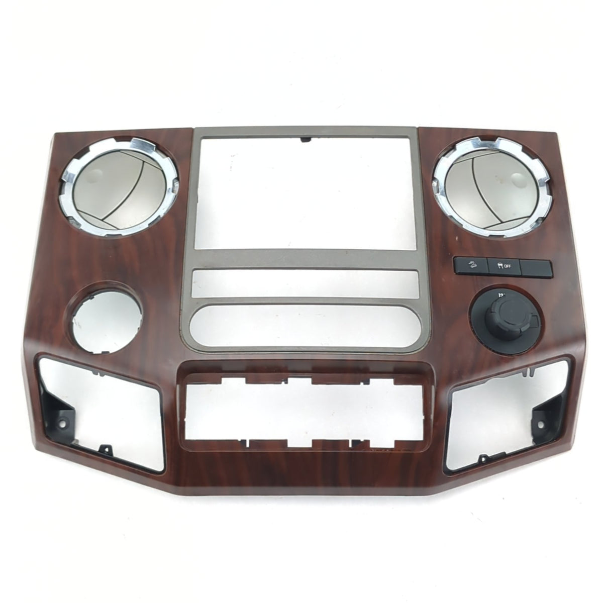 2011 2012 2013 2014 2015 2016 Ford F250 F350 Center Dash Bezel Trim Wood Grain
