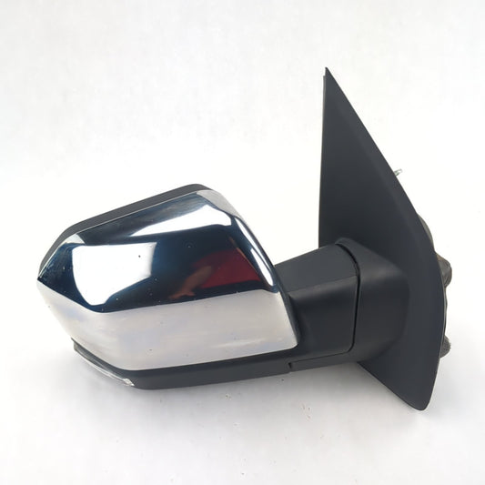 2016 2017 Ford F150 Passenger Right Power Folding Chrome Cap Blind Spot Mirror