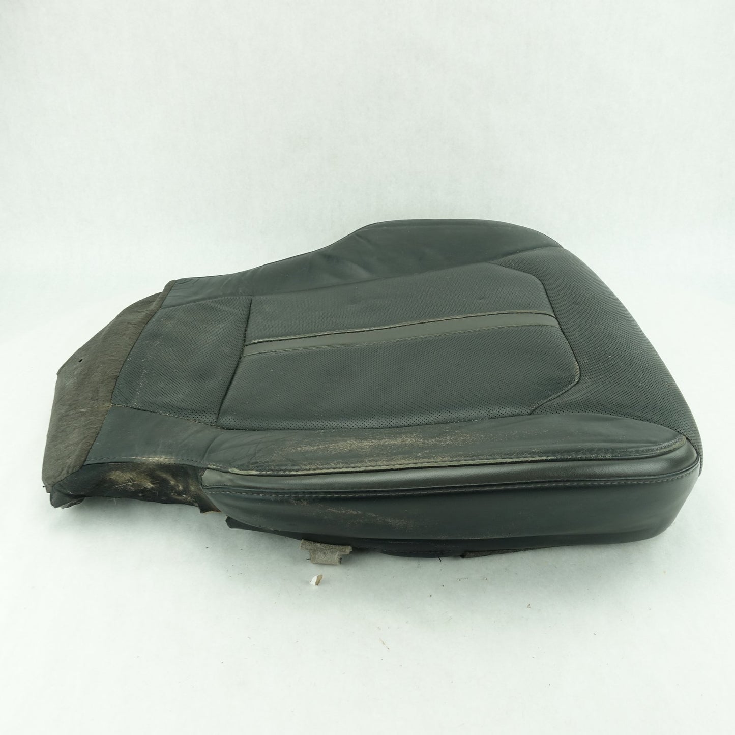 2015 16 Ford F150 Platinum Passenger Seat Bottom Cushion Leather Black Vented