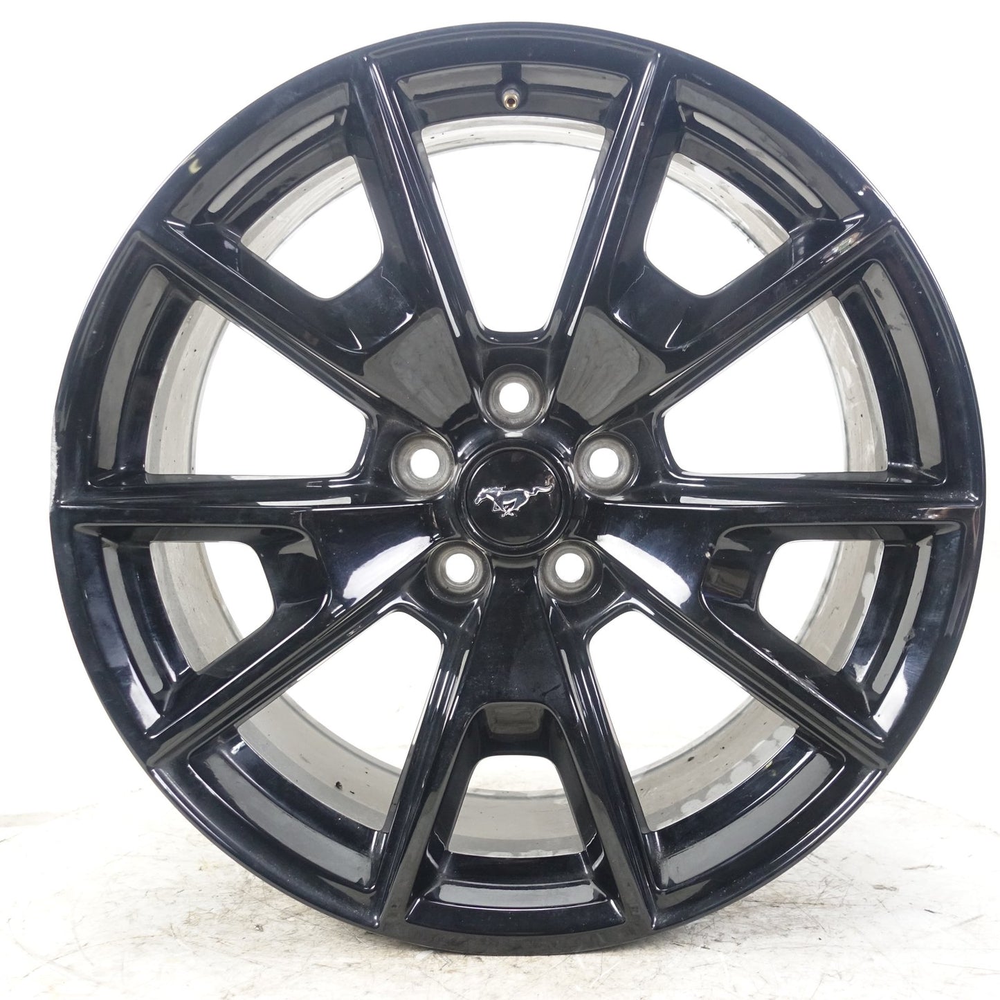 Damage 2017 Ford Mustang 19 inch 5 Spoke Black OEM Wheel Rim Ring