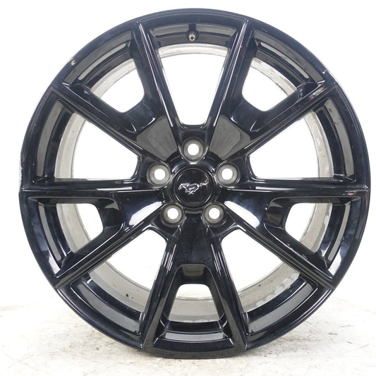 Damage 2017 Ford Mustang 19 inch 5 Spoke Black OEM Wheel Rim Ring