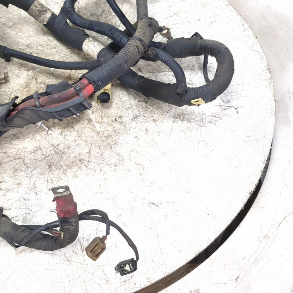 2019 Ford F550 6.7L Diesel Positive Negative Battery Cable Power Wire Harness