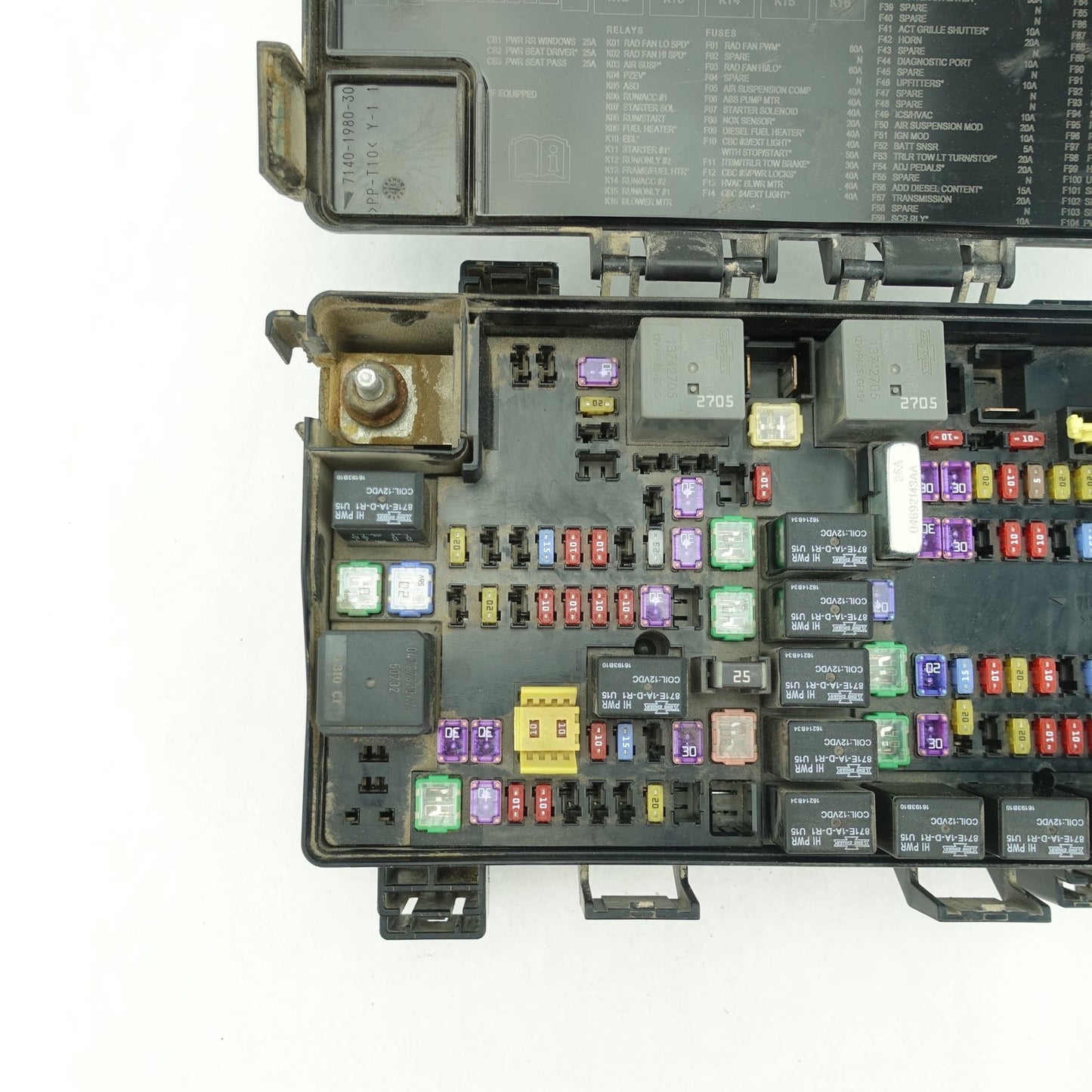 2017 2018 Ram 2500 3500 4500 5500 Power Distribution Center Fuse Box Module