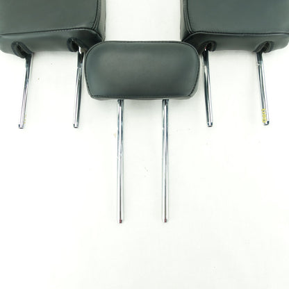 2015 2016 2017 2018 2019 Ford F150 Black Leather Headrest Set Rear Back Seat