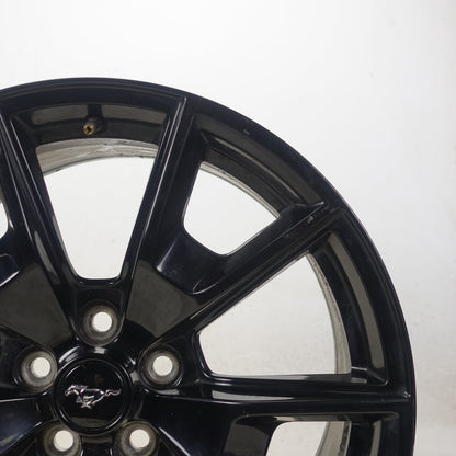 2017 Ford Mustang 19 inch 5 Lug Black Aluminum Alloy Wheel Rim Ring