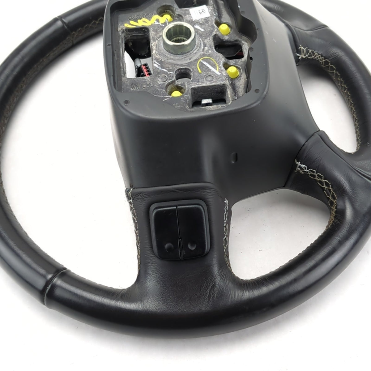 2014 2015 2016 2017 2018 Silverado Sierra Leather Steering Wheel Black
