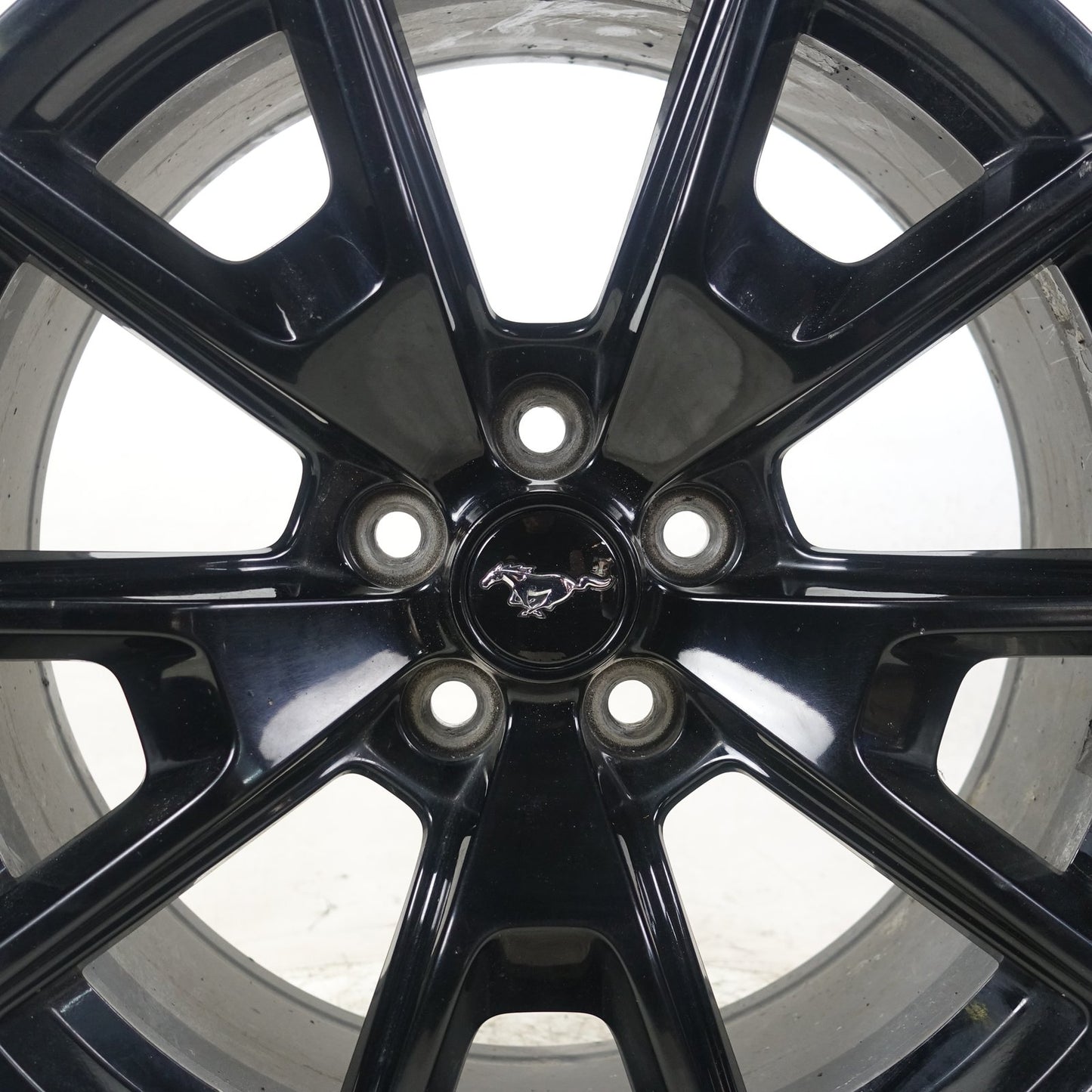 2017 Ford Mustang 19 inch 5 Lug Black Aluminum Alloy Wheel Rim Ring