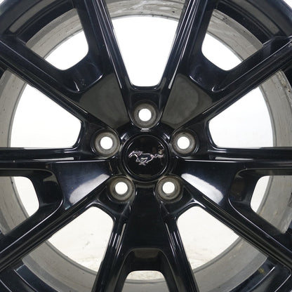 2017 Ford Mustang 19 inch 5 Lug Black Aluminum Alloy Wheel Rim Ring