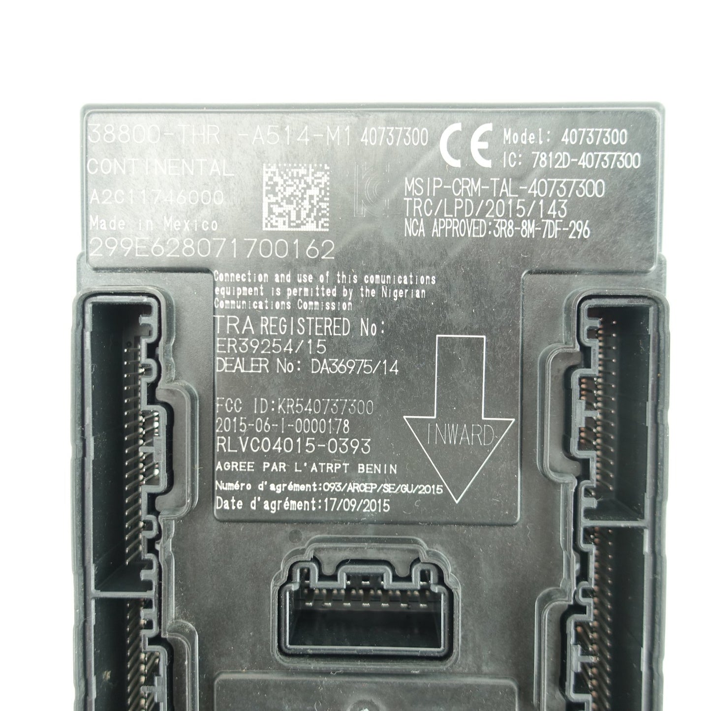 2018 2019 2020 Honda Odyssey Body Control Module BCM Center Dash Unit Computer