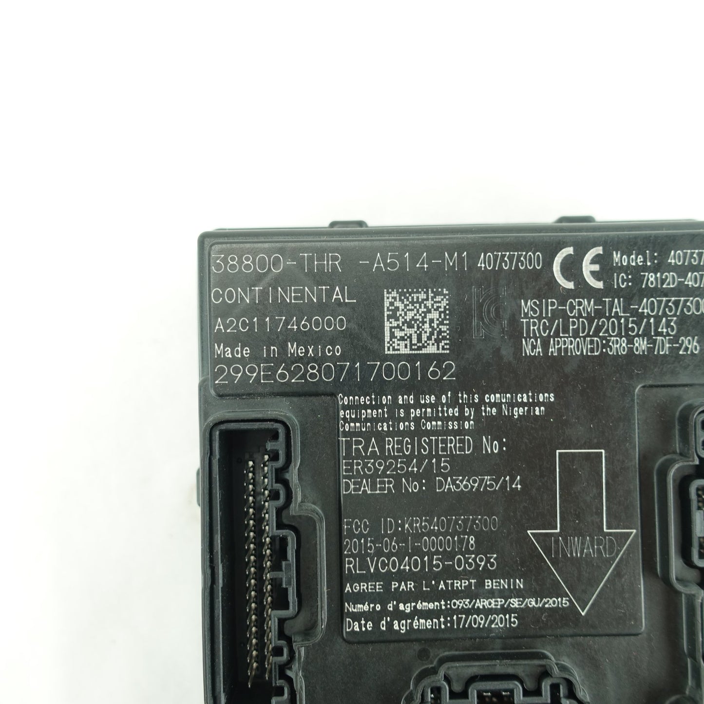 2018 2019 2020 Honda Odyssey Body Control Module BCM Center Dash Unit Computer