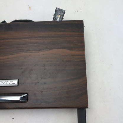 2018 2019 2020 Ford F-150 Center Console Media Hub Sliding Door Lid Wood Grain