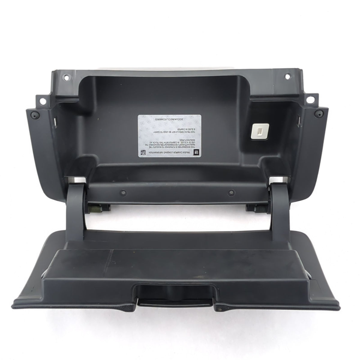 2014 2015 2016 2017 2018 Silverado Sierra Glove Storage Box Black Upper