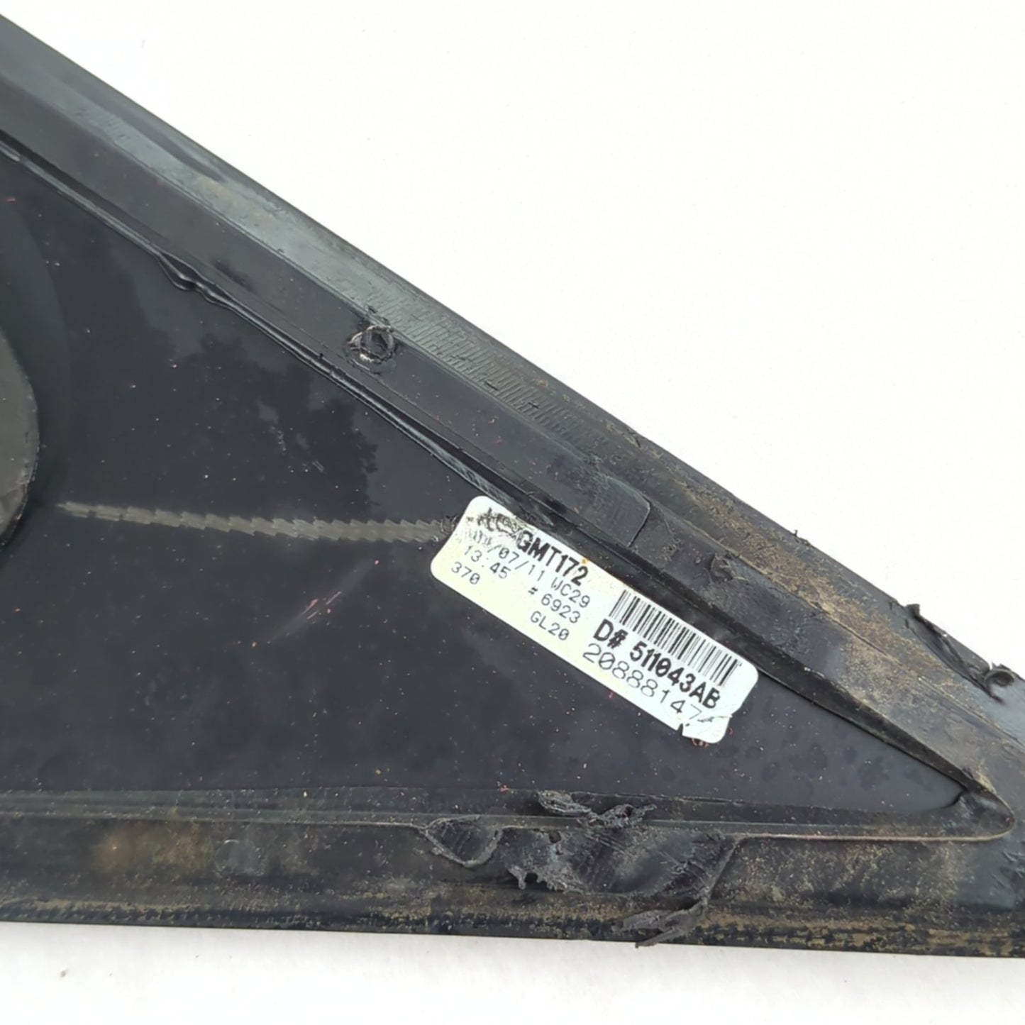 2010 2011 2012 2013 2014 15 Chevy Equinox Driver Left Rear Quarter Glass Window