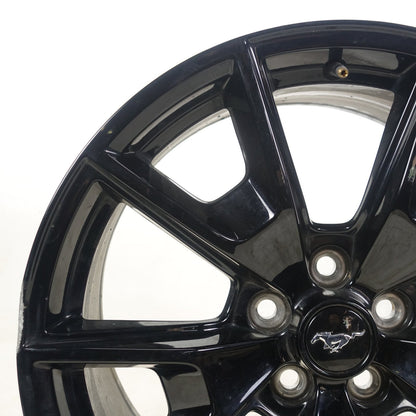 Damage 2017 Ford Mustang 19 inch 5 Spoke Black OEM Wheel Rim Ring