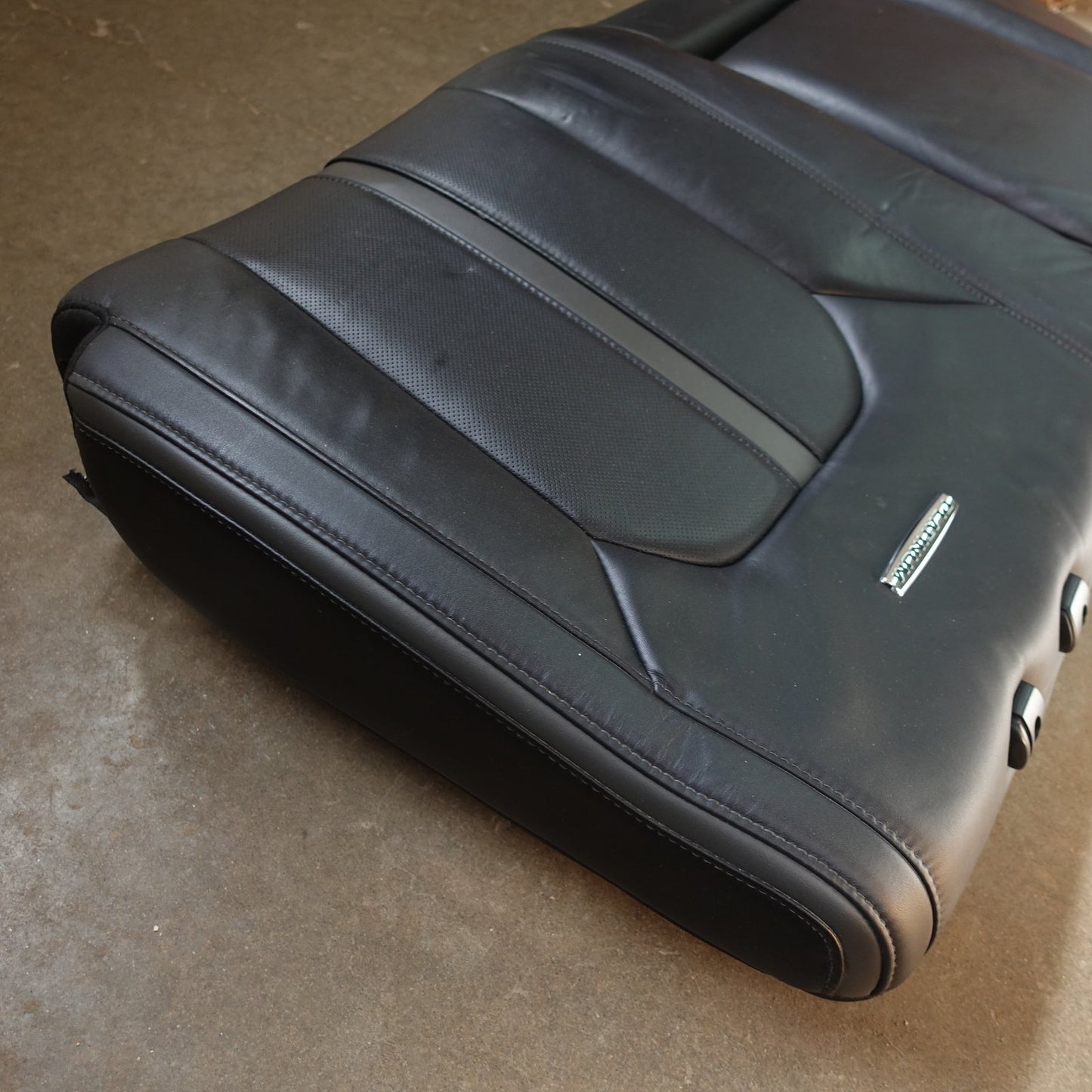 2015 16 Ford F150 Platinum Upper Left Rear Seat Back Cushion Pad Cover Leather