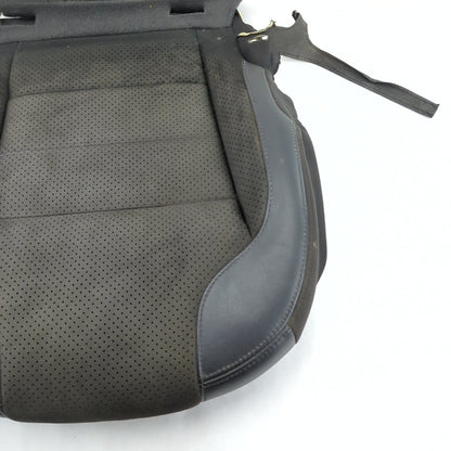 2011 2012 Ford Taurus SHO Right Seat Bottom Cushion Cover Black Leather Suede