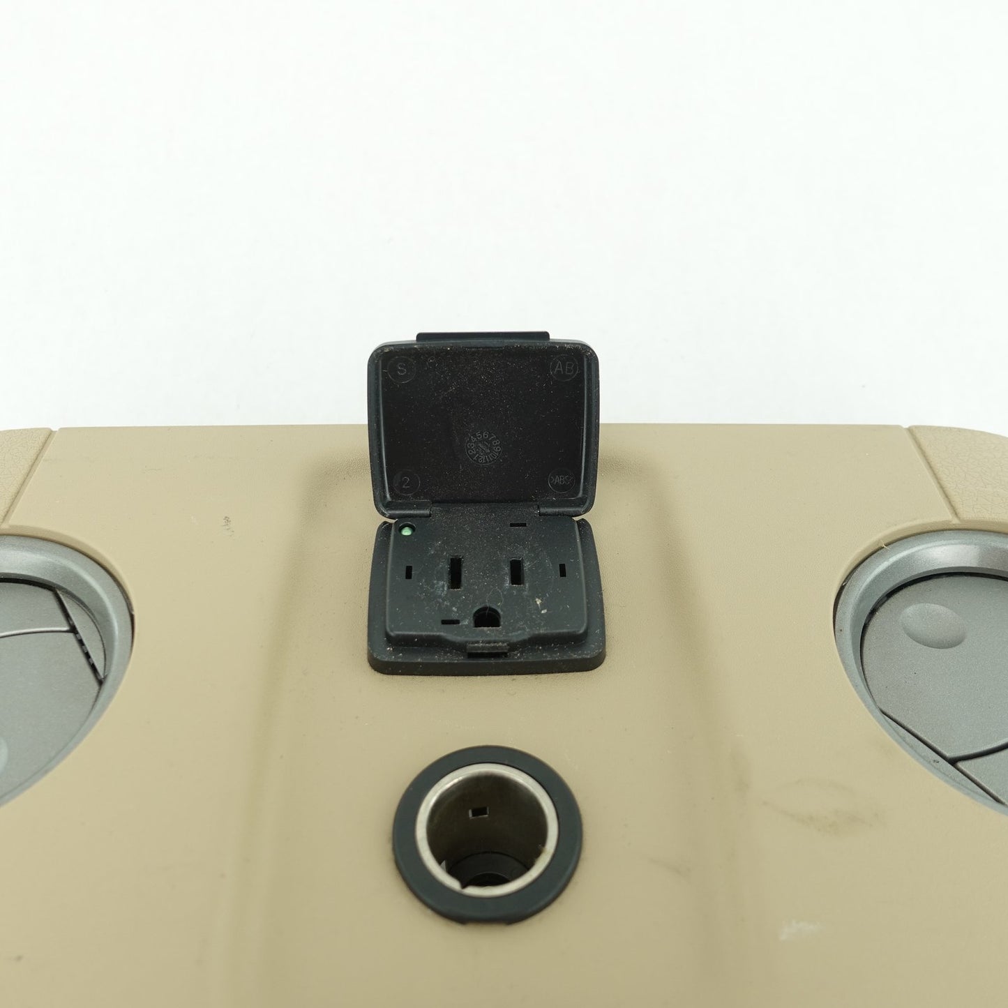 2013 2014 15 Ford F250 F350 Rear Center Console Panel Trim Cover AC Vents Power