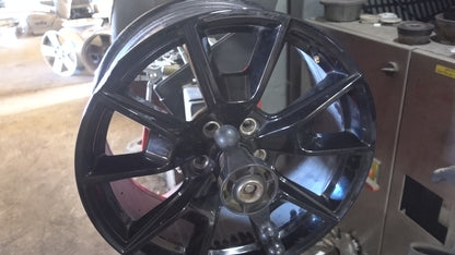 Damage 2017 Ford Mustang 19 inch 5 Spoke Black OEM Wheel Rim Ring