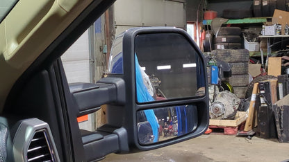 2015 2016 2017 Ford F150 Tow Mirror Power Telescopic/Fold Blind Spot Passenger